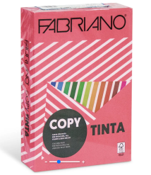 Hîrtie colorată A4 FABRIANO Tinta Rosso, 80 gr/m2, 500 foi, intensiv, roșu